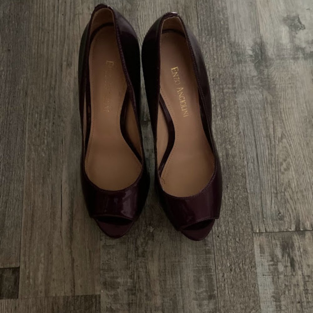 Enzo Angiolini  Purple Heels